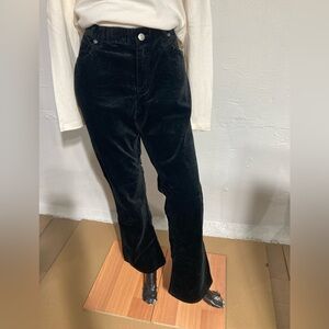 Chico's Black Velvet Flare Jeans